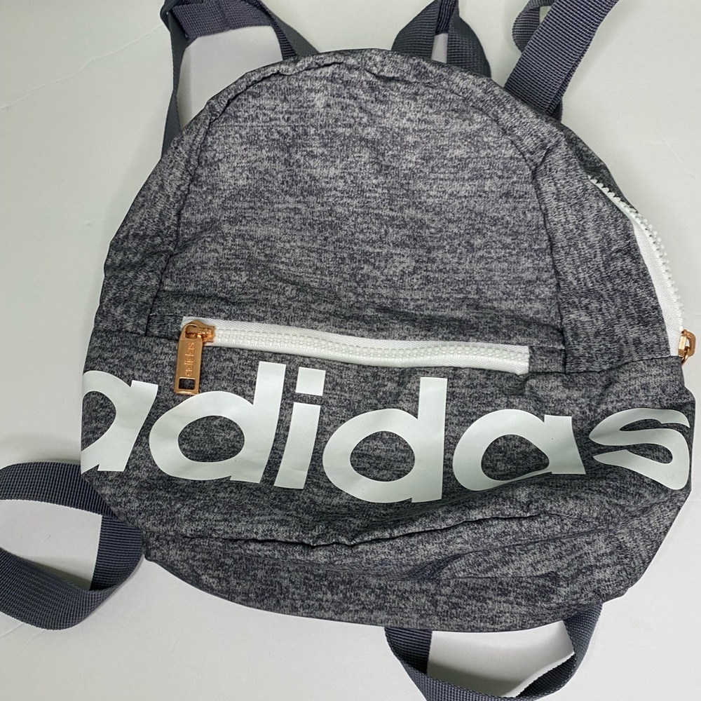 Gray Mini Adidas Linear Backpack Purse - image 1